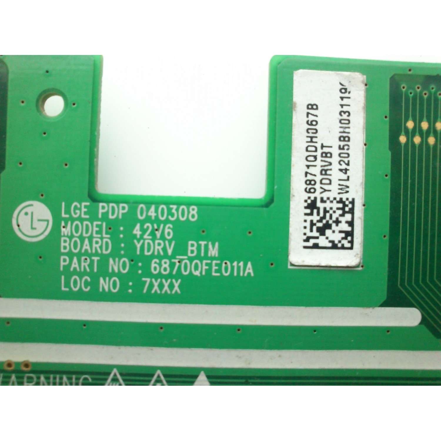 MAIN PARA T5V APEX / NUMERO DE PARTE 1104H0514 / CV318H-A-12 / 1.03.70.02100 / 2011TFT-RX-003 / PANEL T400HW04 V.1 / MODELO LE40H88 - Imagen 4